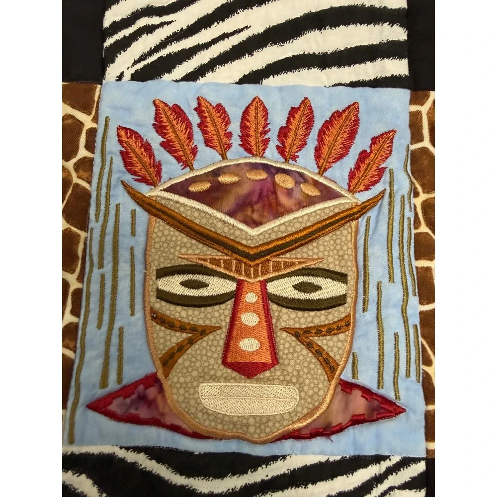 Handmade Safari Quilt/Wall Decor 36.5